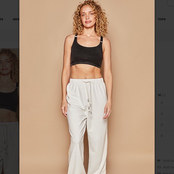 POL “ Tina “ POL Ribbed Tank Top Bralette 56 - Picture 4 of 4